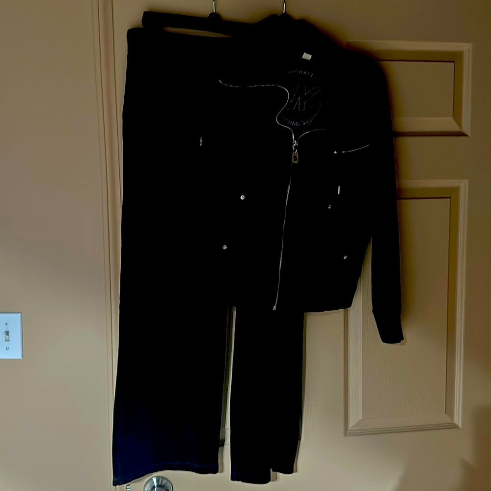 Michael Kors, black sweatsuit size medium